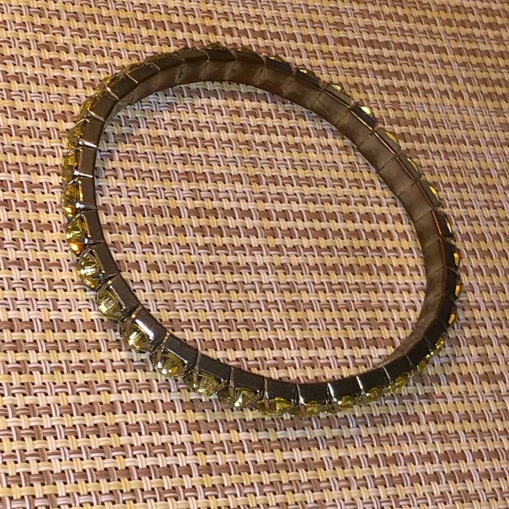 VINTAGE YELLOW DIAMOND BRACELET